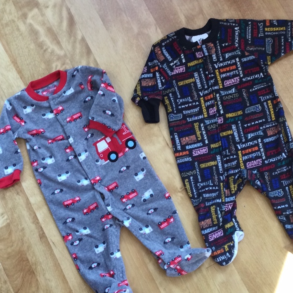 Baby boys pjs Size 3-6M & 6M